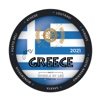 Logo Greece 2021 wheels on tour 2